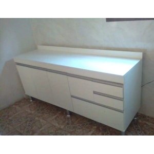 Balcão de Cozinha 1,80m Branco 100% Mdf 15mm