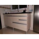 Ver imagem 1 de Gabinete para Pia de Cozinha 2m Michelangelo Cípres 100% Mdf 15mm