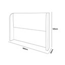 Ver imagem 3 de Cabeceira Estofada Ideal para Cama de Casal 160cm - Cinza