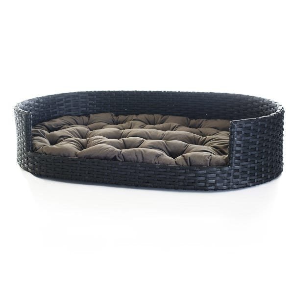 Cama Pet Cachorro Porte Grande Até 25kg 100x65Cm Fibra Sintética Veludo ...