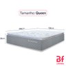Colchão Queen Bf Colchoes Molas Ensacadas com Pillow Top Extra Conforto 158x198x38cm Bf - 3