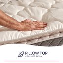 Ver mais imagens de Colchão Queen Bf Colchoes Molas Ensacadas com Pillow Top Extra Conforto 158x198x38cm Bf