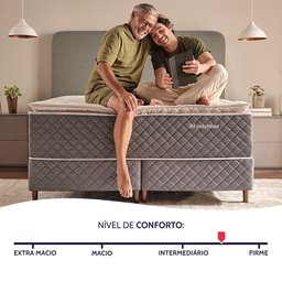 Colchão Queen Bf Colchoes Molas Ensacadas com Pillow Top Extra Conforto 158x198x38cm Bf - 4
