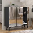 Ver imagem 2 de Sapateira Retrô com Espelho 3 Portas Nina Multimóveis V6022