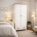 Ver imagem 2 de Armário Guarda Roupa Madeira Maciça Pinus 2 Portas 1 Gaveta