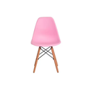 Ver imagem 4 de Kit 6 Cadeiras Charles Eames Eiffel Azul Base Madeira Sala Cozinha Jantar - Bering