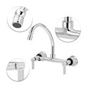 Ver imagem 2 de Torneira Misturador Cozinha Parede Arejador Articulado 1/4v.