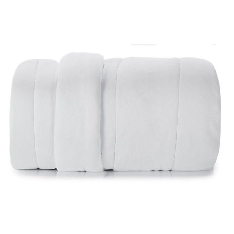 Edredom King Liso de Malha Fio Penteado 100% Algodão - Branco