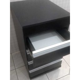 Gaveteiro Multi Uso Casa e Escritório 100% Mdf 15mm Michelangello Preto Fosco - 3