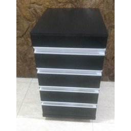 Gaveteiro Multi Uso Casa e Escritório 100% Mdf 15mm Michelangello Preto Fosco - 4