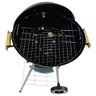Churrasqueira a Bafo Carvão Redonda 18 com pé e rodas - 3