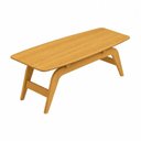 Ver imagem 7 de Mesa de Centro para Sala de Madeira Maciça 110cm Jamba Mel