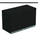 Ver imagem 1 de Armário Aéreo Multiuso Michelangelo Preto Fosco 60 Largura , 40 Altura, 40 Profundidade com