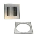 Ver imagem 1 de Grelha Listras com Base 10x10cm Inox Escovado 4006/1.e.c Invinox