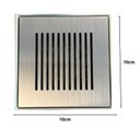 Ver imagem 4 de Grelha Listras com Base 10x10cm Inox Escovado 4006/1.e.c Invinox