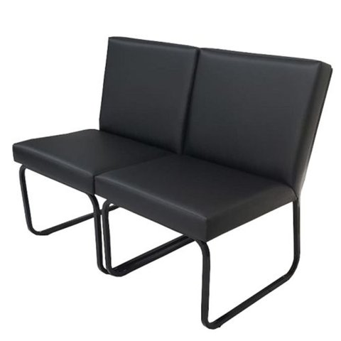 Sofá para Sala de Espera e Recepção Linha Foggia Preto