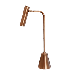 Abajur Articulado Luminária de Mesa Escritório Liga Desliga:rosé Gold - 1