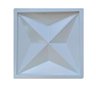 Molde de abs virgem para placas de cimento ou gesso 3D modelo estrela - 1