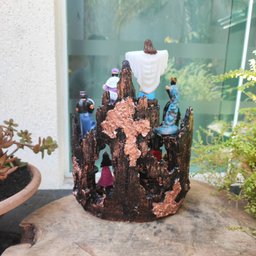 Altar Congá com 12 Orixás de 10 Cm Umbanda Cobre - 4