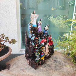 Altar Congá com 12 Orixás de 10 Cm Umbanda Cobre - 2