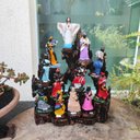 Ver imagem 1 de Altar Congá com 12 Orixás de 10 Cm Umbanda Cobre