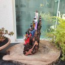 Ver imagem 5 de Altar Congá com 12 Orixás de 10 Cm Umbanda Cobre