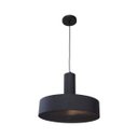 Ver imagem 1 de Pendente Blumenal Aço Redondo Preto