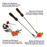 Conjunto 6 Garfos para Fondue Inox Cabo de Madeira 000034 - 3