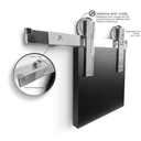 Ver imagem 2 de Kit Porta de Correr Aço Inox 2mt até 120Kg