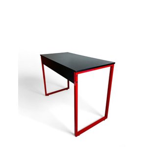 Mesa Home Office Vermelho e Preto