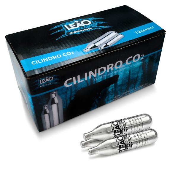 10X Cilindro Co2 12G Airsoft Paintball Leão - 2
