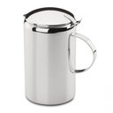 Ver imagem 1 de Jarra de Suco Inox 1,8 Litros com Tampa Água Bebidas Servir Mesa Posta Chá Café Bar Garrafa