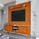 Ver imagem 5 de Rack Bancada King com Painel para Tv até 75 Polegadas Avante Cedro Ripado Impressão 3d Edn Cedro