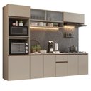 Ver imagem 3 de Armário de Cozinha Completa 260 Cm Suspenso Crema Nice Madesaa 15