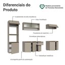 Ver imagem 5 de Armário de Cozinha Completa 260 Cm Suspenso Crema Nice Madesaa 15