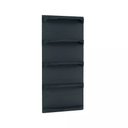 Ver imagem 1 de Kit 5 Bandejas para Gondola Canto 202 Fit 40/60 Preto Sp Etiqueta