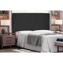 Ver imagem 2 de Cabeceira Aquilla Para Cama Box Queen 160 cm Suede - D’Rossi - Preto