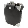 Cantil Inox Porta Bebida Bolsa Couro 500Ml Whisky Rum - 1