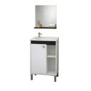 Ver imagem 1 de Gabinete Banheiro 45cm Miami C/ Espelheira