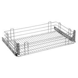 Gaveta Deslizante Cromada Porta Pratos Panelas 870mm - 1 Gaveta Deslizante Cromada Porta Pratos Panelas 870mm - 1