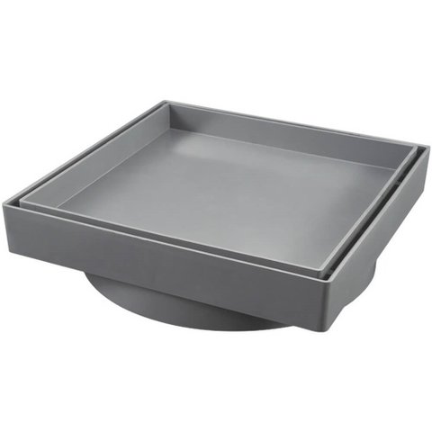 Ralo Invisível Cinza 15 X 15 Cm - 1617 Estrela 15x15