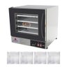 Kit - Forno Turbo Prp-004 Plus Digital 220v Preto + 4 Assadeiras - Progás - 1