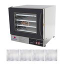 Ver imagem 6 de Kit - Forno Turbo Prp-004 Plus Digital 220v Preto + 4 Assadeiras - Progás