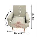 Ver imagem 1 de Capa Poltrona Sala.:bege