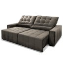 Ver imagem 5 de Sofá Retrátil Reclinável Alaska 3,00m Suede Velut Molas no Assento - King House