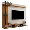 Ver imagem 1 de Painel Home Suspenso Estilo Industrial Onix Tv 65 Polegadas Luapa Móveis