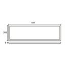 Ver imagem 2 de Painel de Led Blumenau Slim Retangular de Embutir 40w Bivolt 6500k Luz Branca