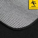 Ver imagem 4 de Tapete Jogo De Banheiro Preto Antiderrapante Kit 3 Peças Rosas Marfim