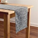 Ver imagem 1 de Caminho de Mesa Jacquard Nice Preto - 43x220cm