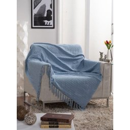 Manta para Sofá Italiana Azul - 135x150cm - 1